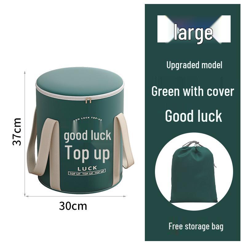 Portable Insulated Foldable Foot Bath Bucket - Travel-Friendly and Deep for Household Use