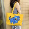 Group One-shoulder Leather Bag Tote Bag One-shoulder Bag PU Large Capacity  Cartoon
