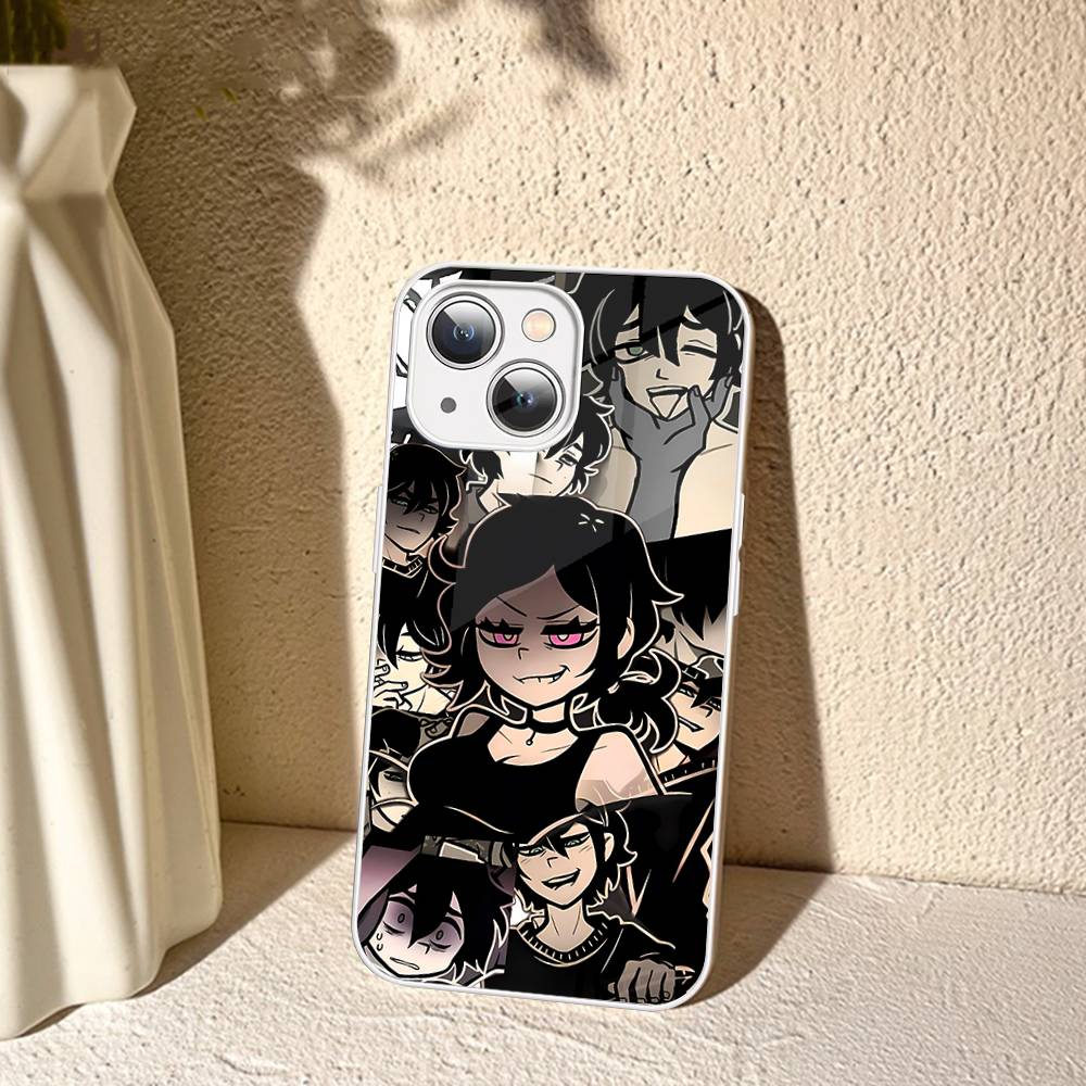 Coffin Of A-Andy And L-Leyley Tempered Glass For Iphone 14 13 12 11 Pro Mini XS MAX 14Plus X XS XR Cover