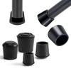 4-24pcs Round Furniture Foot Caps Chair Table Sofa Anti-Slip Silent Rubber Leg Pad Wooden Floor Anti-Scratch Protective Pad