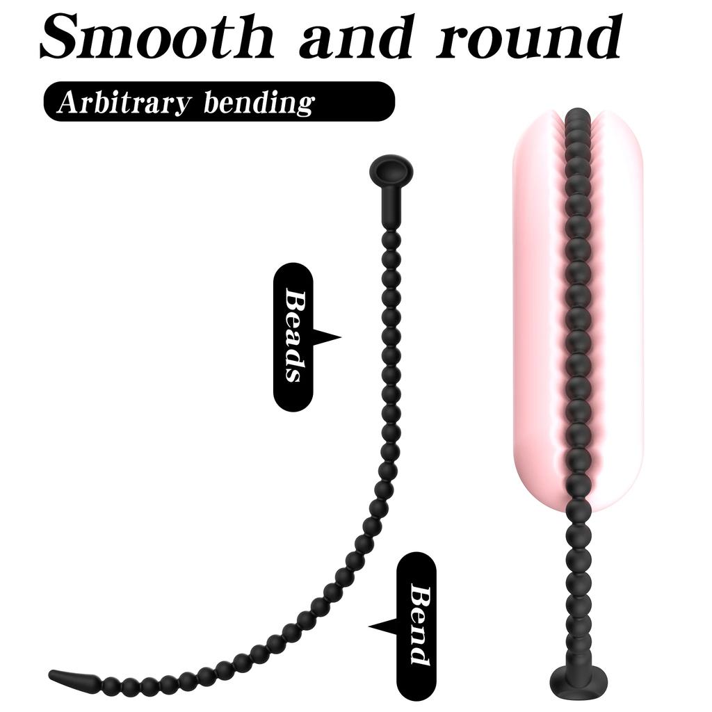 7 Größen Weicher Silikon Urethraldilatator Pferdeaugenstab Penisstab Männliche Masturbation Blockade Stimulator Katheter Sexspielzeug für Männer