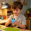 Compact Math Learning Tool 4-in-1 Practice Roller Stamp, Addition Subtraction Multiplication Division Easy for Kids Facts Worksheet Maker Kids,
