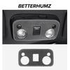 Betterhumz For Ford Mustang 2015- Made of Alcantara Auto Reading Dome Light Lamp Decor Trim Sticker Car Interior Accessories