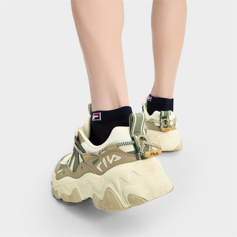 FILA Fluid 5 Cat Paw 5 Fashion Trendy Personality Sports Versatile Comfortable Retro Low-Top Lifestyle Casual Shoes Men sneaker F12M432101FWT