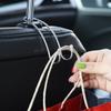 Car Seat Hook Hidden Back Seat Headrest Hanger for Handbag Shopping Bag Coat Storage Hanger Car Accessories Hook Auto Organizer