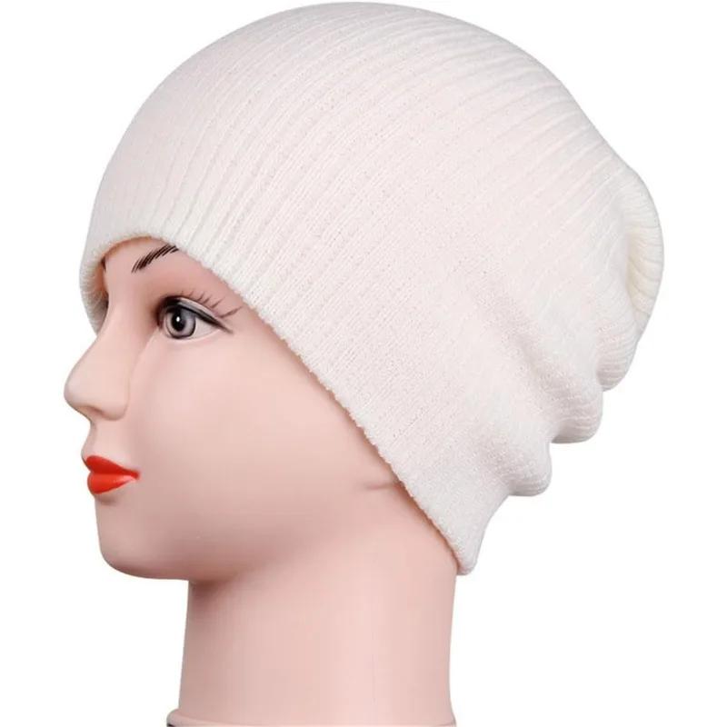 Solid Unisex Beanie Autumn Casual Soft Knitted Beanie Stretch Stretch Skull Hat Fashion Warm Hat Men Women Plain Daily Hat