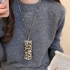 Storage Lipstick Jewelry Leopard Choker Pendant Leopard Print Clavicle Chain  Girls Gift