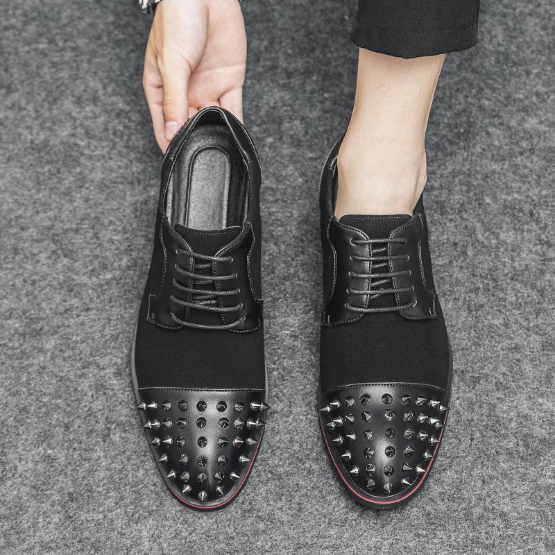 Modne Skórzane Buty Męskie Skóra Naturalna Duży Rozmiar Buty Wysokiej Jakości Projektanckie Buty Formalne Buty Casualowe Moda Biznesowa