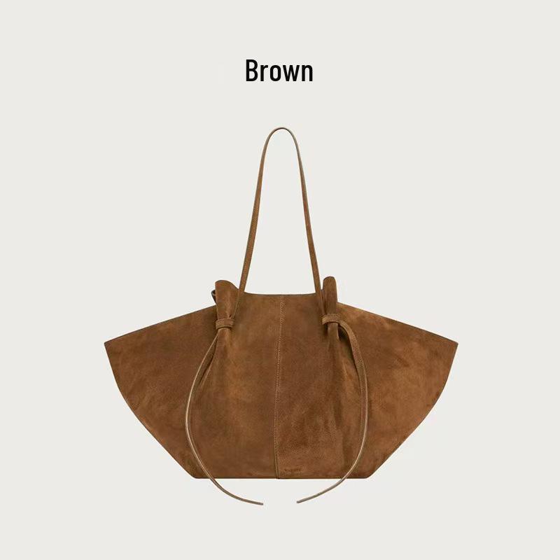 

Жіноча сумка через плече YUZEFI з шкіри Mochi та замші - Сумка великої місткості коричневий