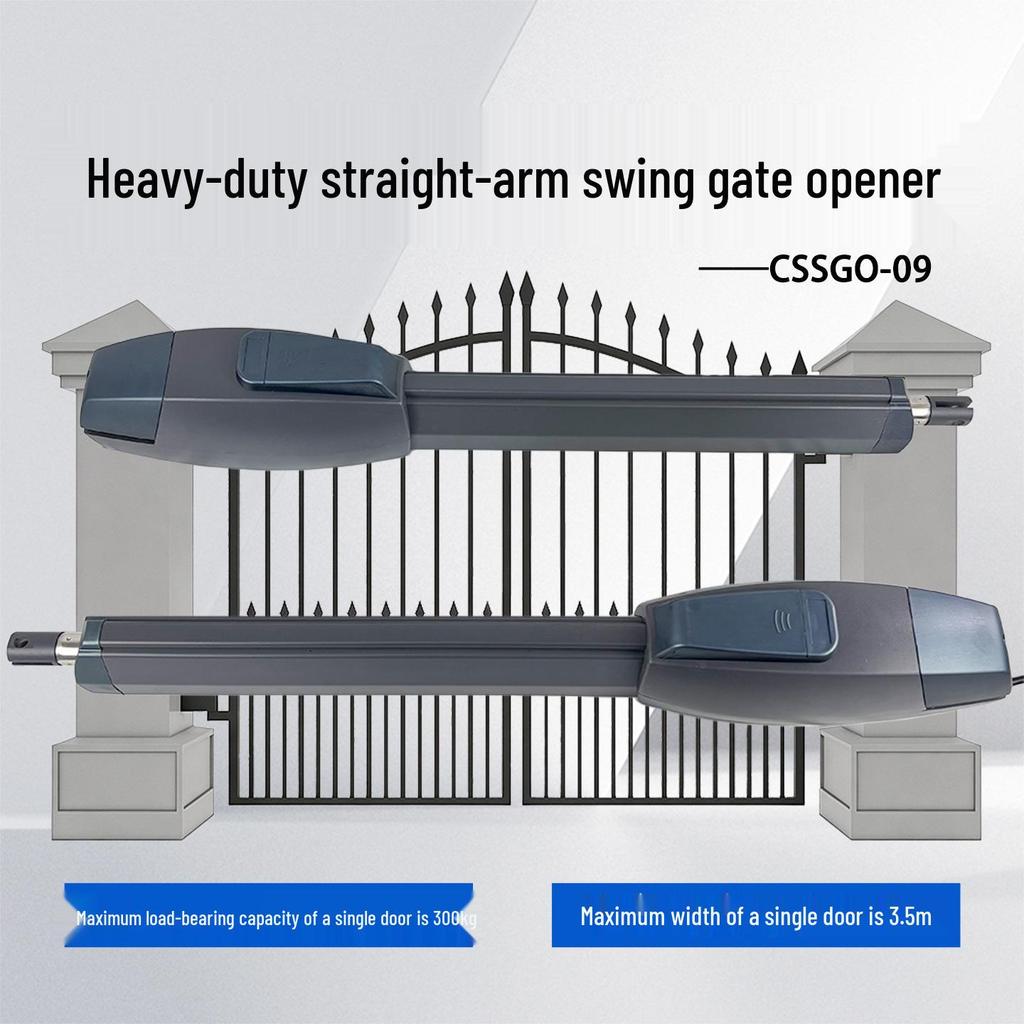 Smart Electric Dual-Hinged Door Motor with Automatic Door Closer for Courtyard Villas