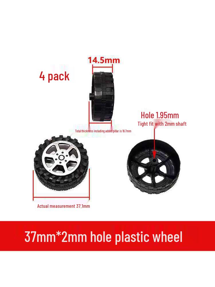 DIY Plastic Toy Wheels - Available in Sizes 22/26/30/32/34/37/42