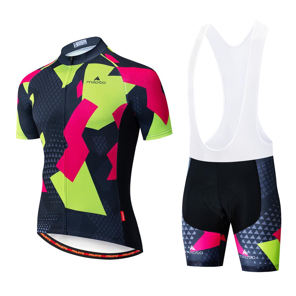Men's Short-sleeved Suit 2026 Summer Breathable Cycling Suit Outdoor Cycling Suit