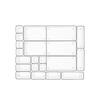 Yiyi Gou Cosmetic Storage Box with Dividers - Jewelry, Lipstick, and Mask Organizer for Dormitories and Dressing Tables