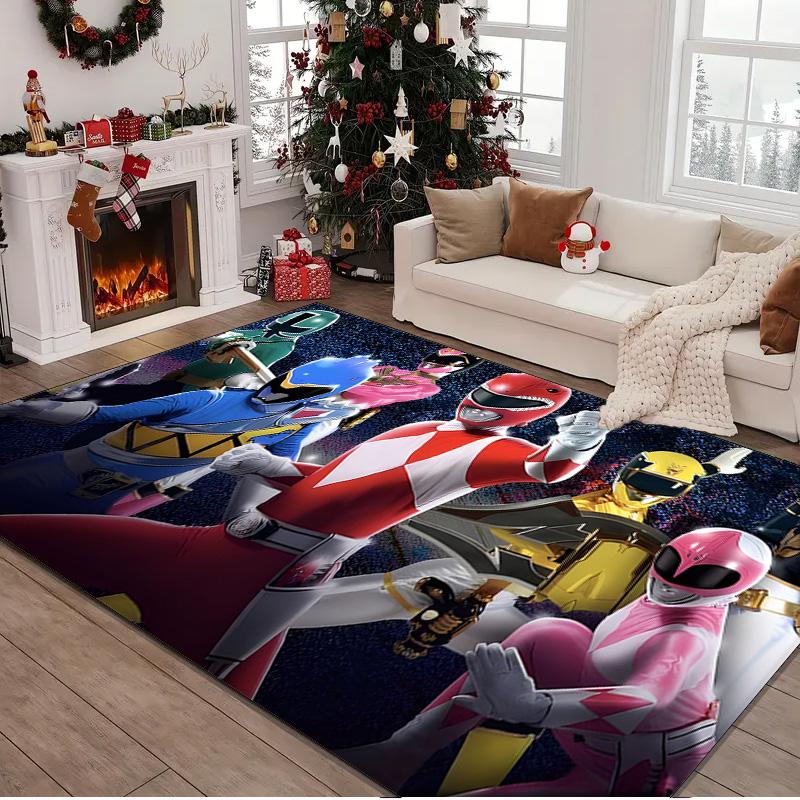 1PC rug Rangers Team-up Carpet, Chair Rug,Area Rug for Office Bedroom living rooms bedroom, Doormat decor Christmas fan gifts