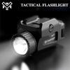 800 Lumens Pistol Light Rechargeable Flashlight with Strobe Mode Weapon Gun Light for Picatinny and GL Rails