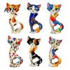 Decorative Fridge Magnet Cat Bottle Opener Magnet, Vintage Cartoon Kitten Magnetic Opening Tool for Home Bars and Kitchen Office