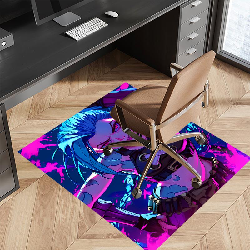 Jinx Printed Absorbent Washable Carpet, Non-Slip Bathroom Mats, Kitchen Rugs, Yoga Mat,Living Room Entrance, Camping Picnic Rugs