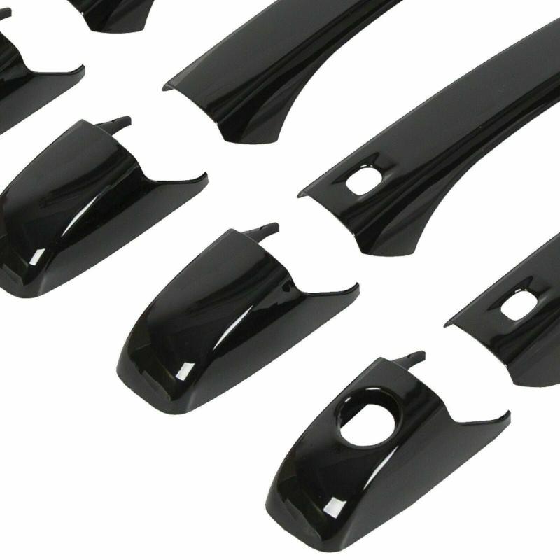 Pack Of 4 ABS Door Handle Covers with Anti Slip Grip & Easy Installation Vehicle Accessories for Multiple Automotive