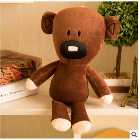 Mr. Bean Teddy Bear Plush Toy - Cartoon Bean Bear Doll Gift 30cm 0.1kg