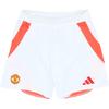 Manchester United 2024-25 Home Brand Logo Badge Football Shorts Men Shorts IU1399