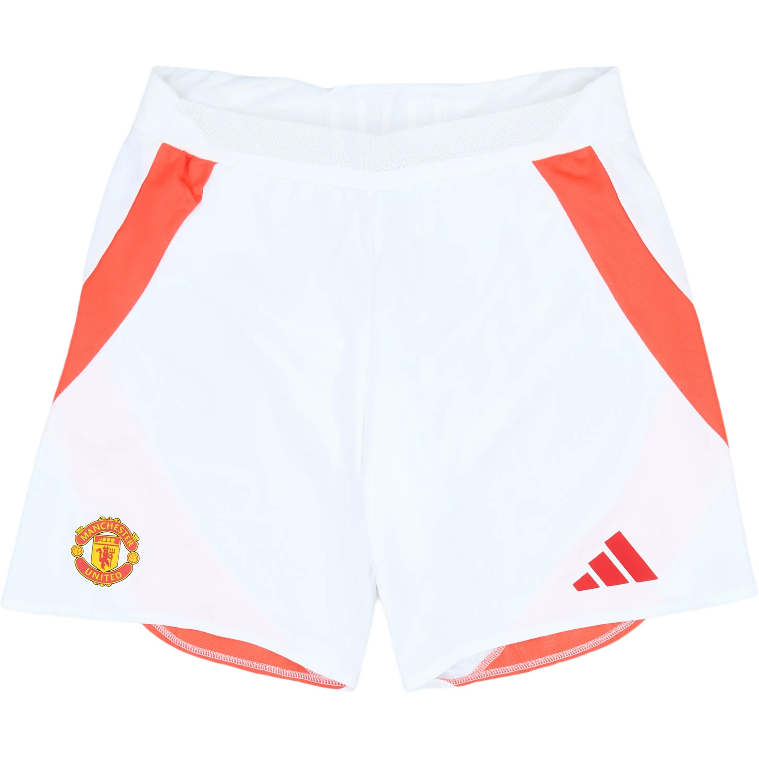 

Adidas Manchester United 2024-25 Home Brand Logo Badge Football Shorts Men Shorts IU1399 M