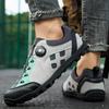 Scarpe da ciclismo da montagna di alta qualità in vera pelle Scarpe da ciclismo da velocità Scarpe da ginnastica da corsa all'aperto 39-46 Scarpe da ciclismo MTB