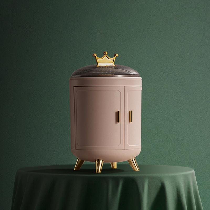 Schreibtisch-Aufbewahrungsbox Kosmetik-Aufbewahrungsbox Halskettenbox Lippenstift-Displaybox Schmuck Schreibtischdekoration Multifunktionale Accessoires