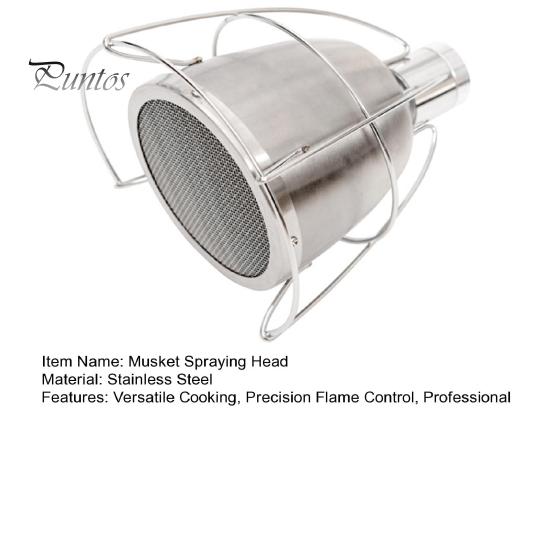 Stainless Steel Culinary Torch Attachment Cooking Torch Connector Outdoor Camping Torch for Home Kitchens Restaurants