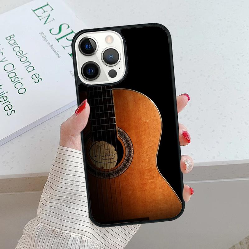 Musical Violin Guitar Phone Case cover For iPhone 17 Air 15 16 16e 14 13 Pro Max Fundas 12 11 Pro Max PLUS 7PLUS mobile