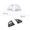 For Jaguar XF 2012-2015 Car Styling Stainless Steel Silver Car Steering Wheel Button Sticker Car Interior Accessories