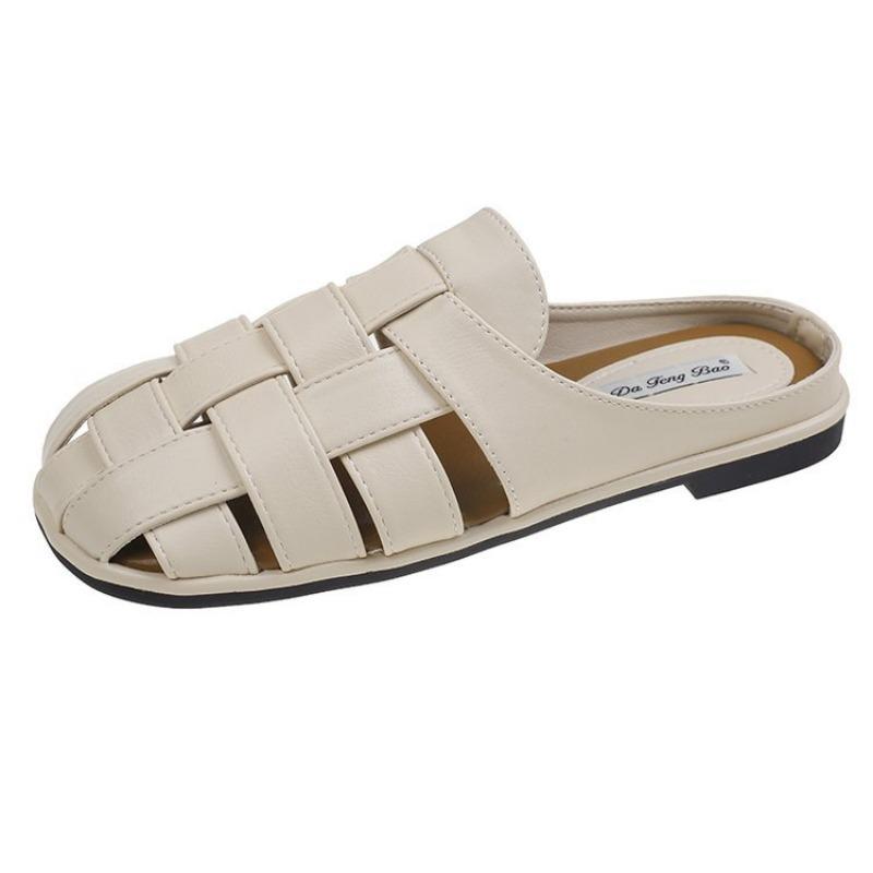 Damkläder Nya Vår/sommar Vintage Utskurna Mode Tofflor