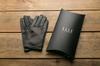 ELLEHomme Leather Made In Inner Smartphone Case Perfect Christmas Gift Size 24cm Men's Gloves, Japan, 100% Cashmere, Lining, Compatible, Included,
