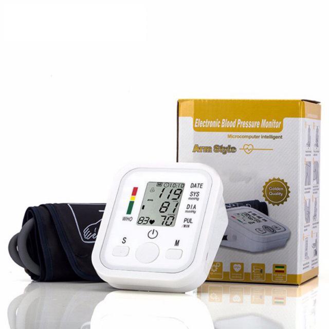 Multilingual Digital Arm Blood Pressure Monitor: English, Russian, Thai