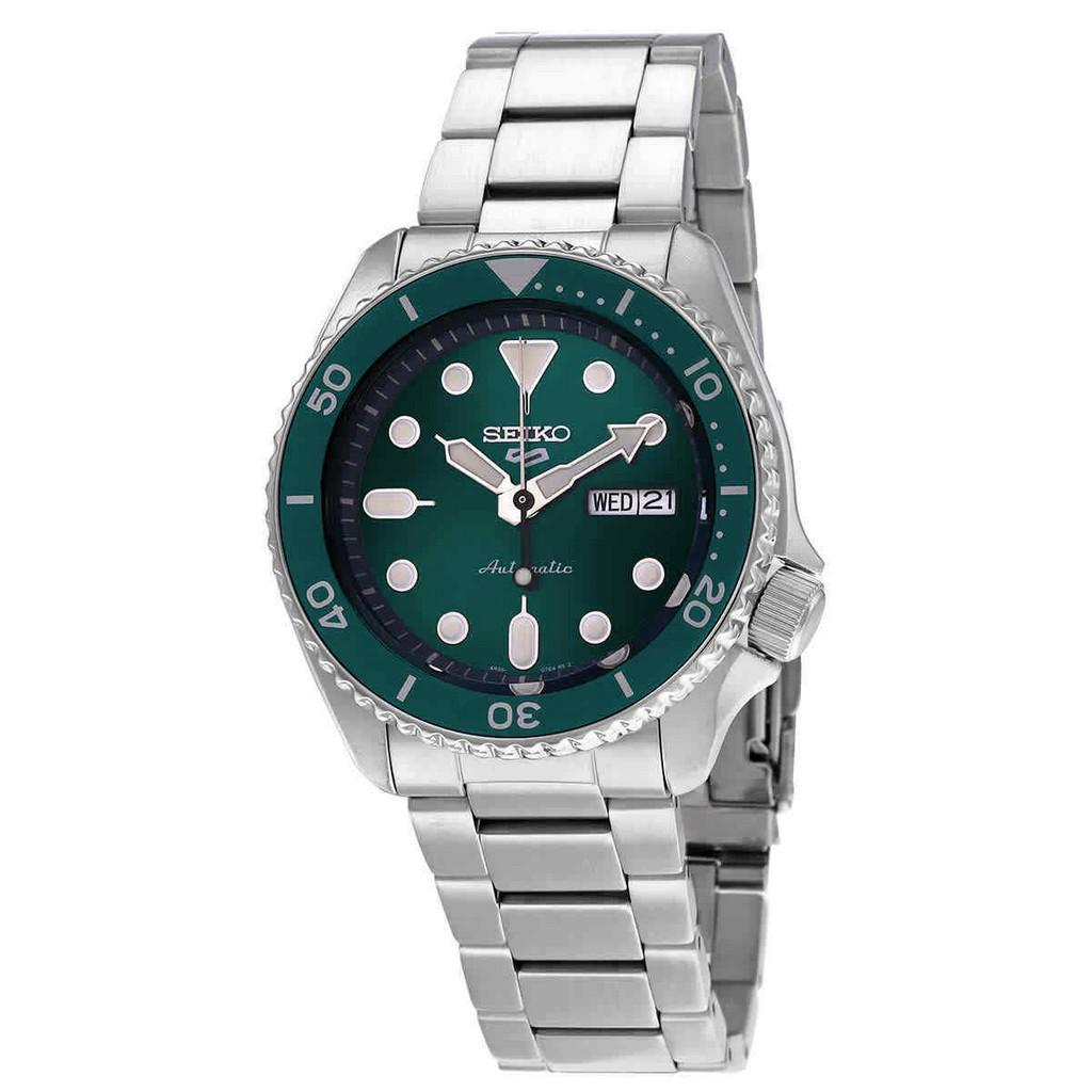 

Відновлений чоловічий годинник Seiko 5 Sports Style Automatic SRPD61 SRPD61K1 SRPD61K 100M зелений