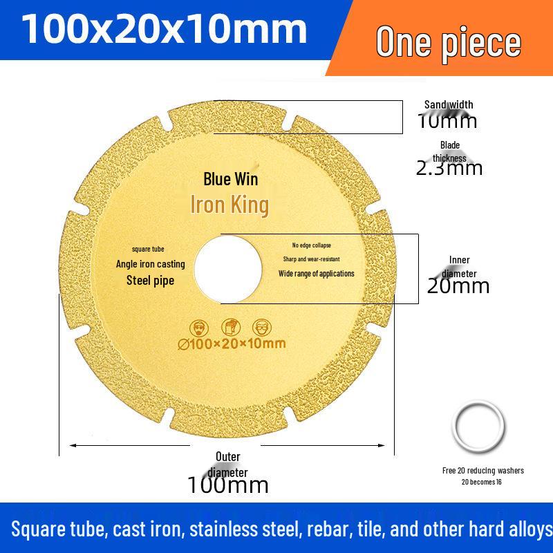 Iron Cutting King Saw Blade - Metal Alloy Angle Iron Diamond Blade