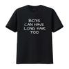 Boys Can Have Long Hair Too Kids Mens T Shirt vintage Washed homme fashion Comfortable graphic Versatile Breathable Stylish