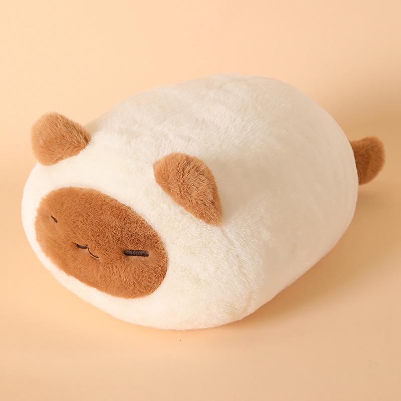 Cute Calico Siamese Cat Plush Pillow - Soft Sleeping Hug Doll