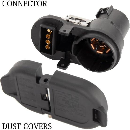 Towing Solutions Vehicle Wiring Kit, 7 Pin Trailer Towing Wiring Harness Connector For Truck Ford GM Chevy