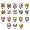 Diamond Painting Ornaments Acrylic Special Shape Mushroom Hut Rhinestone Diamond Art Pendants Diamond Painting Hanging Pendant
