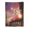Wicked Musical Movie 2024 Blankets Fleece Print Relax Soft Throw Blankets for Bedding Bedroom Plush Thin Quilt