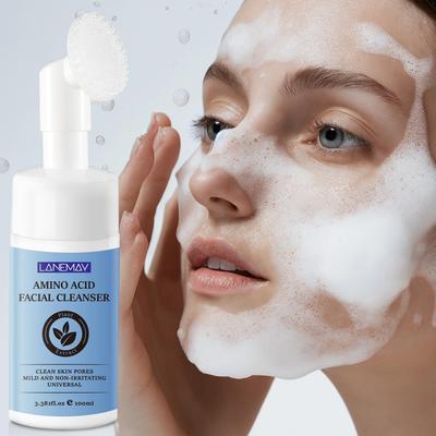 Amino Acid Facial Cleanser-Locks In Moisture For Soft, Supple Skin-Nourishes And Revitalizes For A Healthy Glow-Suitable For All Skin Types, 100ml