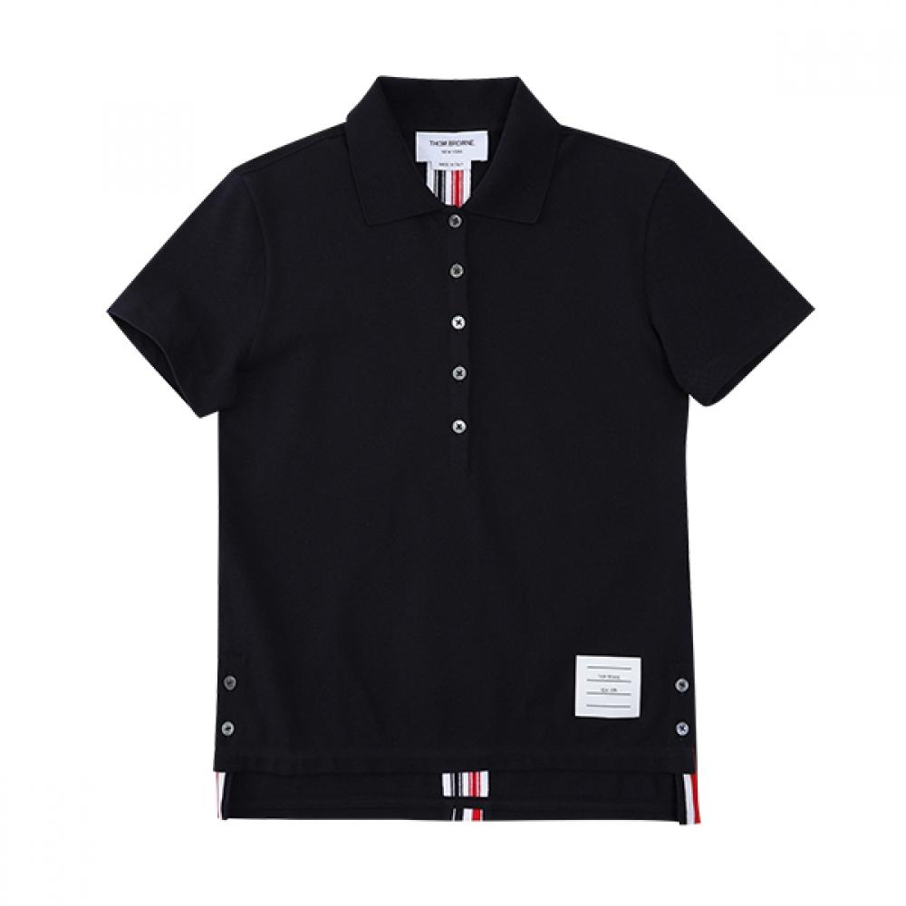 

Thom Browne Жіноча футболка-поло з коротким рукавом CenTerback Смугаста футболка Fjp014a 00050 415 FJP014A 00050 415 (38)