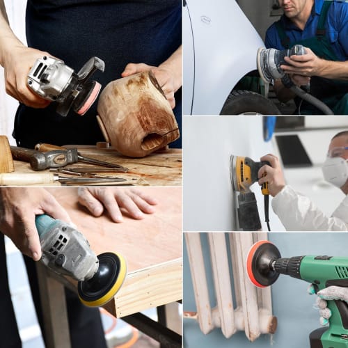 uxcell Purple Sanding Discs, 2000 Grit, 75mm Hook and Loop Circular Sandpaper, Professional Sandpaper for Wet and Dry Polishing of Metal, Wood, and Dr