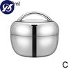 Matbeholder i rustfritt stål Lunsjboks for varm mat isolert termo Bento Bowl Insul G8O2