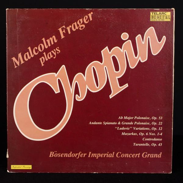 

LP Record MALCOLM FRAGER Malcolm Frager Plays Chopin DG10040 TELARC US Classical Used