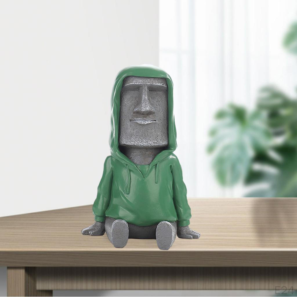 1 Antike Osterstatue, Massives Megalithisches, Monolithische Dekoration AHU, Römisch für Zimmer ,,