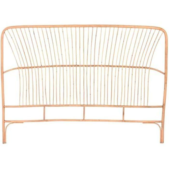 Čelo postele - HOME ESPRIT - Přírodní hnědá - 160 x 4,5 cm - Současný styl - Design