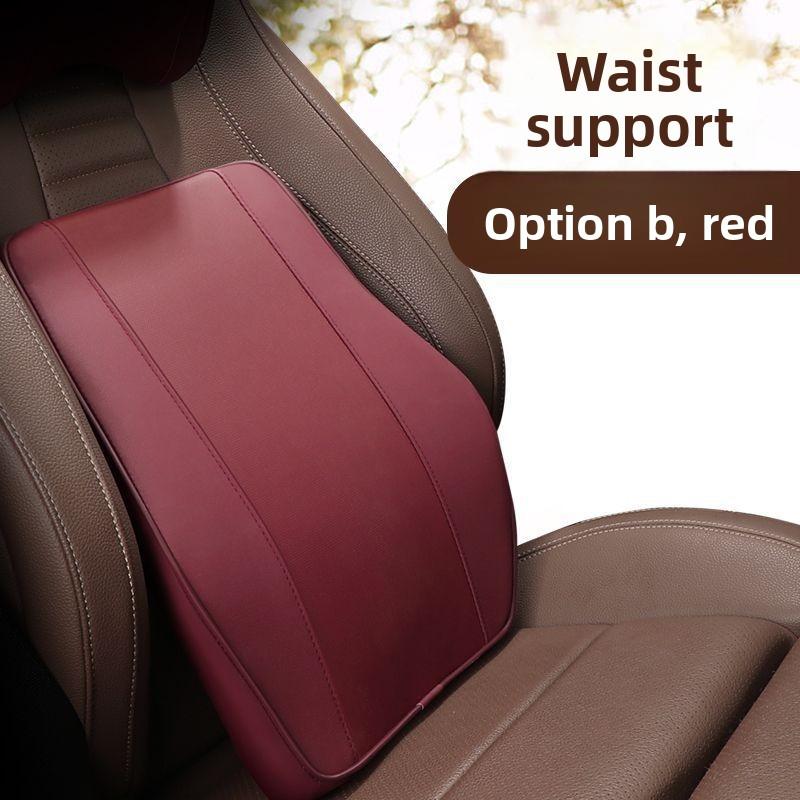 Car Headrest Waist Pillow Car Memory Cotton Neck Pillow Car Seat Car Pillow Back Pad Support Comfortable