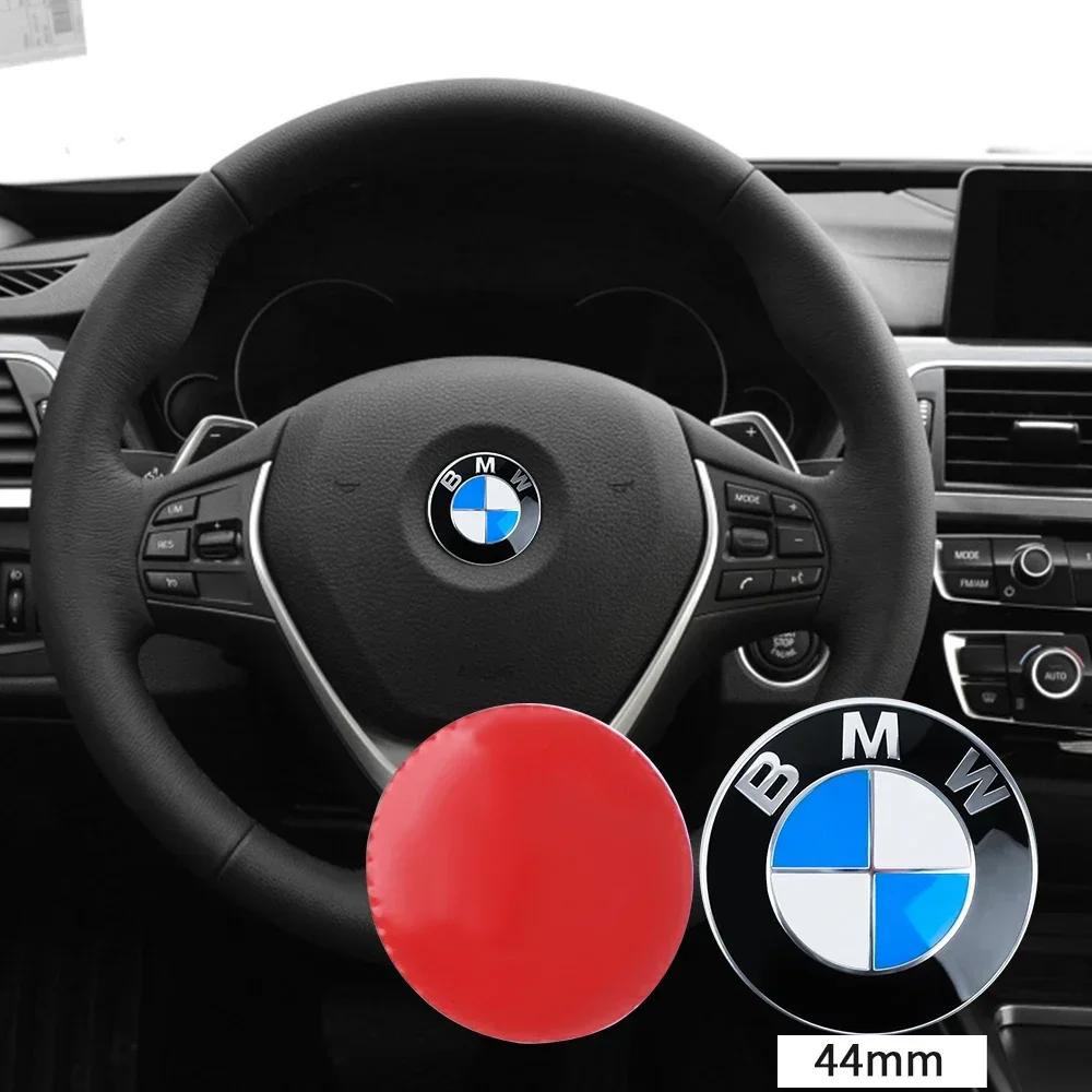 Hot For BMW M 44/46mm Car Badge Steering Wheel Sticker Emblem Replacement Auto Decoration For BMW M E90 E91 E92 F07 F10 F15 F16 F20 F30 G30 X5 jo55