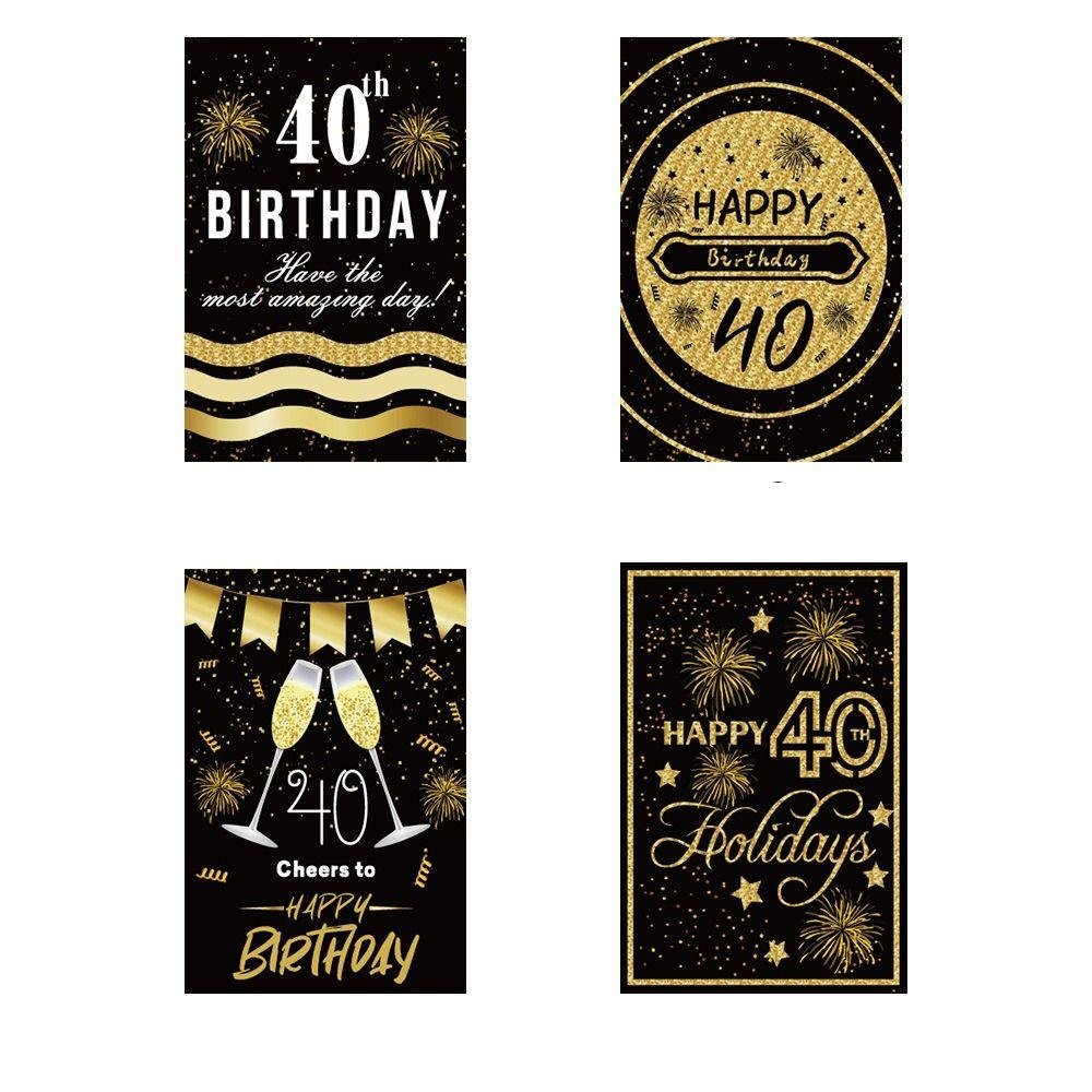 36Pcs 30th 40th 50th 60th Wine Bottle Stickers Party Supplies Wine Bottle Labels  Anniversary